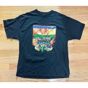 Megadeth Gigantour 2008 T-Shirt In Flames Children of Bodom Black 2XL vintage